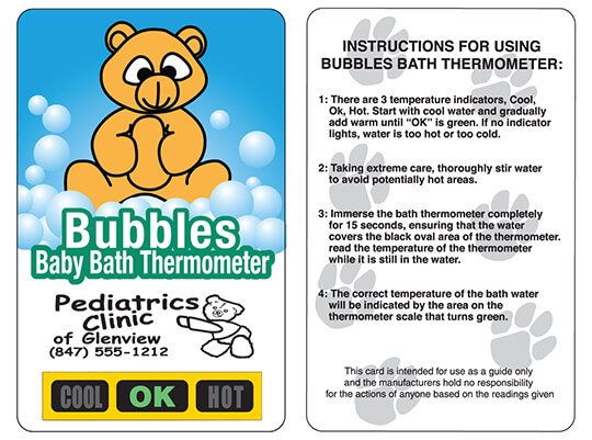 Bubbles Baby Bath Thermometer | Bathtime Safety Product